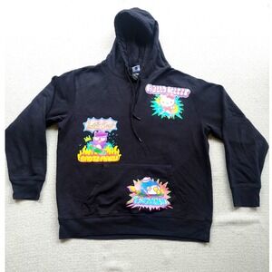 Hoodie Men Large Black Hello‎ Kitty and Friends Skate Graphic Pullover